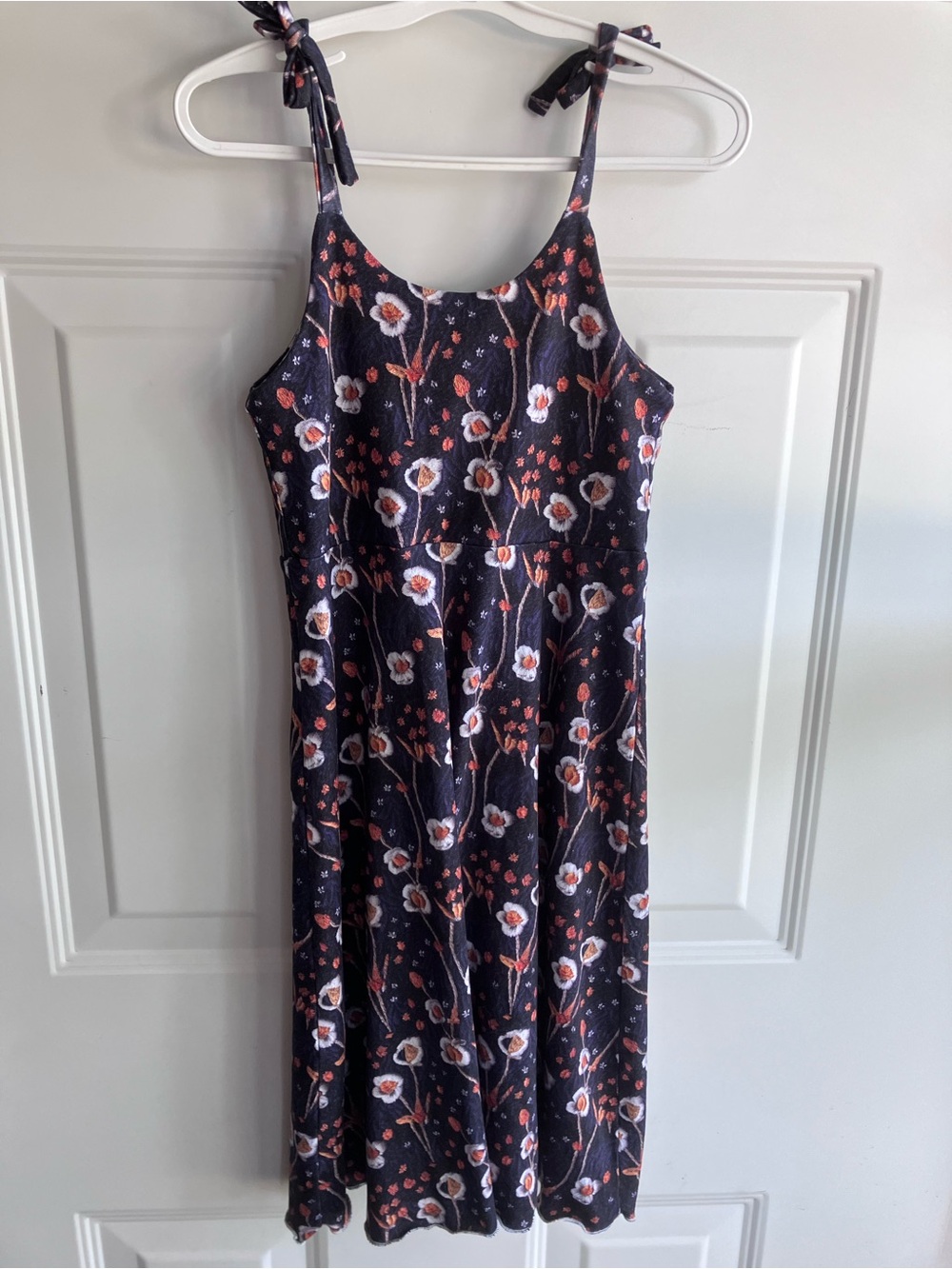 Fall floral tie dress 4T 5T